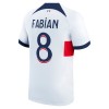 Maillot de Supporter Paris Saint-Germain Fabian 8 Extérieur 2023-24 Pour Homme